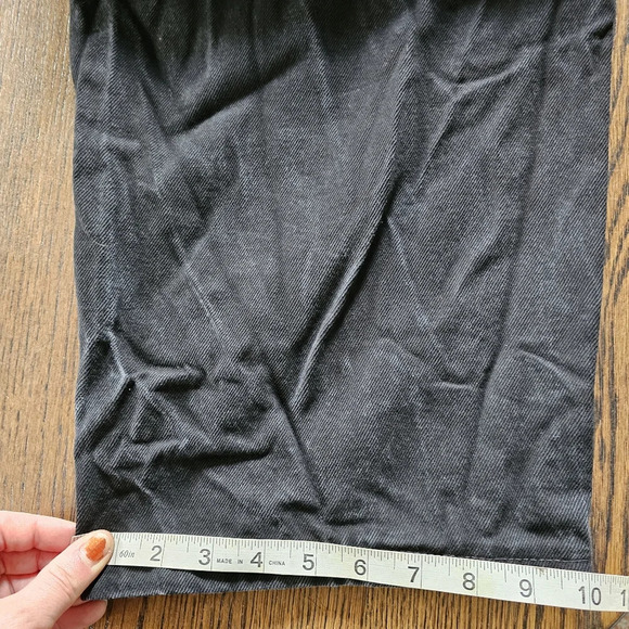 Levi's 550 Faded Black Relaxed Fit straight Leg Jeans Size Men's 46x32 - Picture 11 of 14